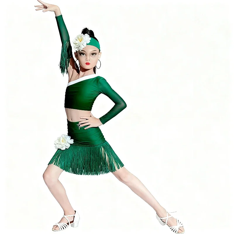 Girls' Latin Dance Dresses Training Dress Summer New Professional Competition Dress Dance Dress Performance Dresses Set
Girls' Latin Dance Dresses Training Dress Summer New Professional Competition Dress Dance Dress Performance Dresses Set