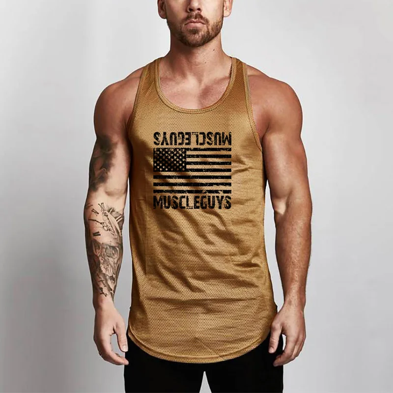 Professional Gym Mens Running Workout Clothing Mesh Casual Tank Top Fashion Fitness Sleeveless Quick-drying Comfortable Vest
Professional Gym Mens Running Workout Clothing Mesh Casual Tank Top Fashion Fitness Sleeveless Quick-drying Comfortable Vest