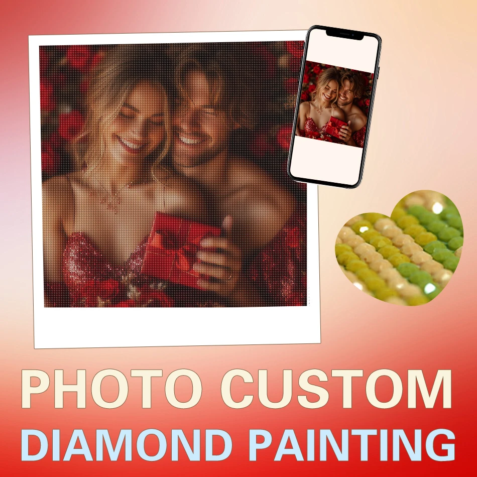 CHENISTORY Photo Custom DIY Diamond Painting Full Square Round Drill Embroidery Set Mosaic Crafts Supplies Home Wedding Gift
CHENISTORY Photo Custom DIY Diamond Painting Full Square Round Drill Embroidery Set Mosaic Crafts Supplies Home Wedding Gift