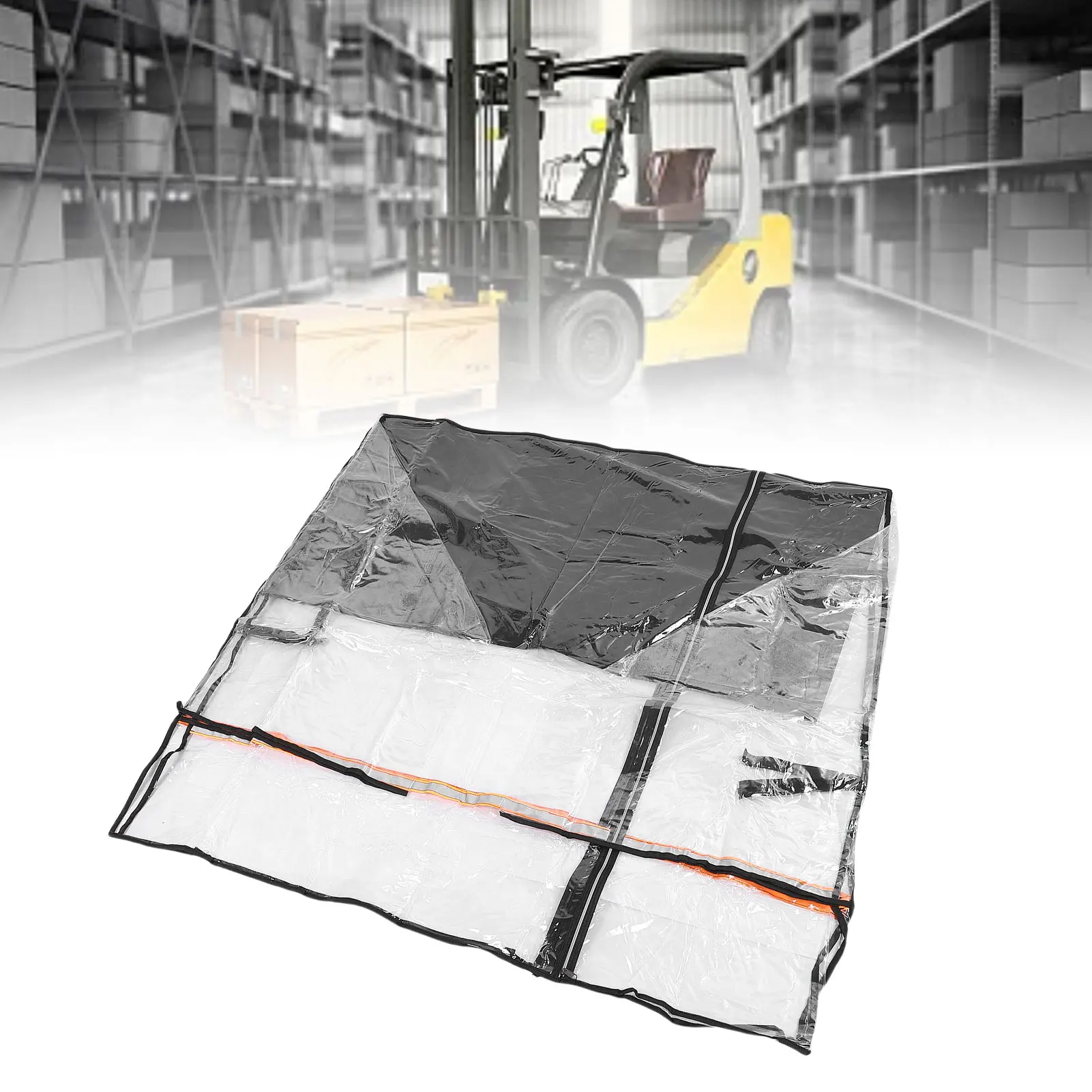 Forklift Cover Forklift Cover Dust Rain Wind Proof Transparent EVA Protective Enclosure All Weather Forklift Sunshade
Forklift Cover Forklift Cover Dust Rain Wind Proof Transparent EVA Protective Enclosure All Weather Forklift Sunshade