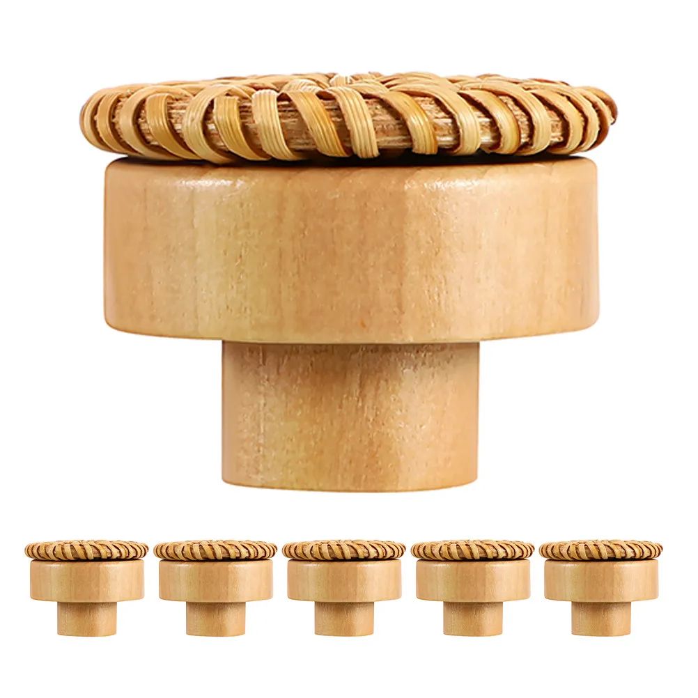 6Pcs Woven Round Wood Knobs Boho Dresser Cabinet Drawer Pulls Rustic Decorative Handles Natural Wood Furniture Rattan Vanity
6Pcs Woven Round Wood Knobs Boho Dresser Cabinet Drawer Pulls Rustic Decorative Handles Natural Wood Furniture Rattan Vanity