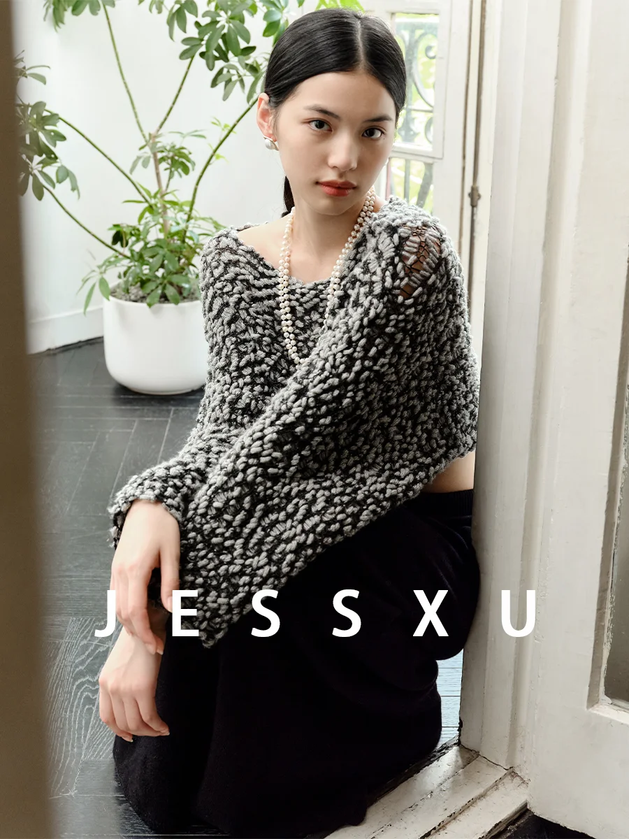 JXu вязаный шерстяной свитер Batwing Sve ort, свободный крой, круглый, осень 2023, женский трикотаж
JXu вязаный шерстяной свитер Batwing Sve ort, свободный крой, круглый, осень 2023, женский трикотаж