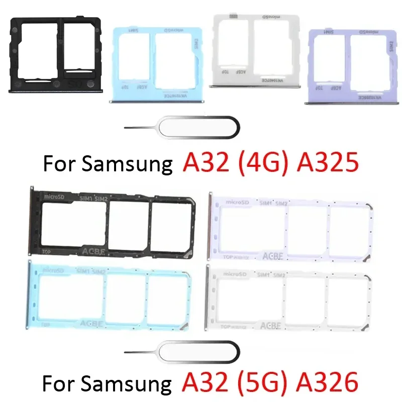 Держатель лотка для Sim-карты телефона Samsung Galaxy A32 5G A326B A326BR A326 Новая SIM SD-карта слот адаптер выдвижной ящик часть A325 A325F
Держатель лотка для Sim-карты телефона Samsung Galaxy A32 5G A326B A326BR A326 Новая SIM SD-карта слот адаптер выдвижной ящик часть A325 A325F