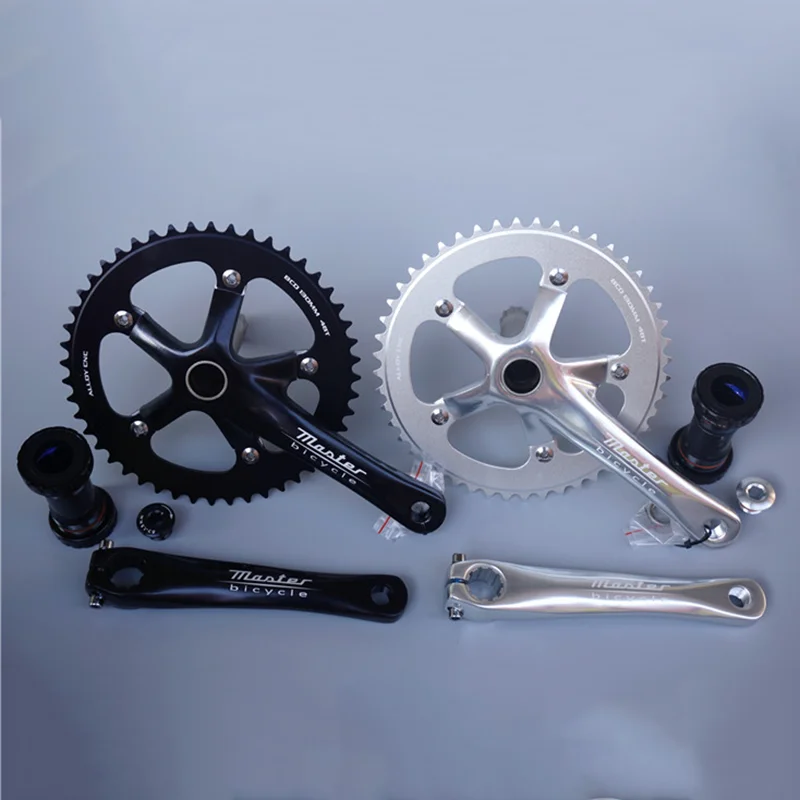 Fixed Gear Bicycle Crankse Hollow Integrated 48T Crankset with BB Aluminum Alloy BCD 130mm Bicycle Accessories
Fixed Gear Bicycle Crankse Hollow Integrated 48T Crankset with BB Aluminum Alloy BCD 130mm Bicycle Accessories