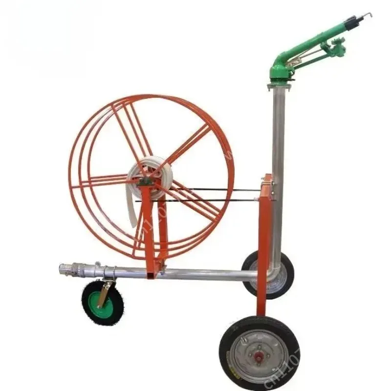 Mobile Farm Irrigation Sprinkler Cart with Hose Reel, Portable Rain Gun Sprinkler Trolley for Agricultural Irrigation
Mobile Farm Irrigation Sprinkler Cart with Hose Reel, Portable Rain Gun Sprinkler Trolley for Agricultural Irrigation