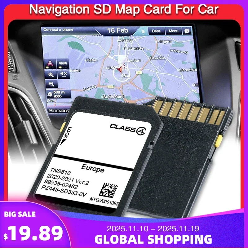 One Day Delivery Navigation Sat Nav Map SD Card 2021 Version2 for TNS510 UK Europe New
One Day Delivery Navigation Sat Nav Map SD Card 2021 Version2 for TNS510 UK Europe New