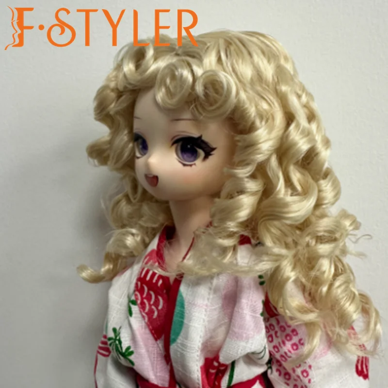 FStyler розовые кукольные парики для BID красивые кудри пушистые синтетические мохеровые кукольные волосы модные аксессуары для кукол для девочек по индивидуальному заказу 1/3
FStyler розовые кукольные парики для BID красивые кудри пушистые синтетические мохеровые кукольные волосы модные аксессуары для кукол для девочек по индивидуальному заказу 1/3