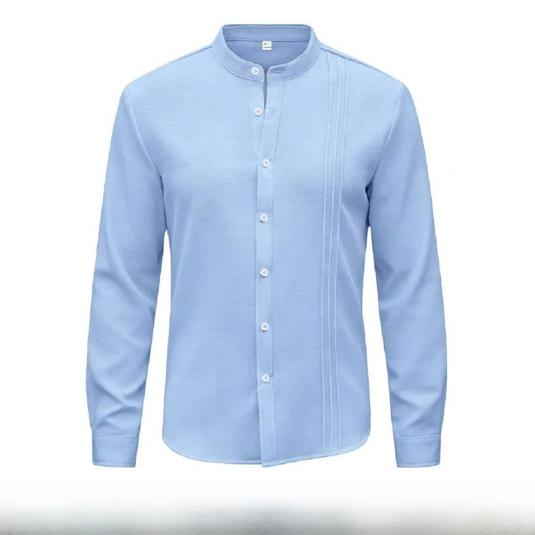 Men's Spring New Style Long Sleeve Stand Collar Color Casual Breathable Polyester Shirt Jacket Lightweight Fashionable
Men's Spring New Style Long Sleeve Stand Collar Color Casual Breathable Polyester Shirt Jacket Lightweight Fashionable
