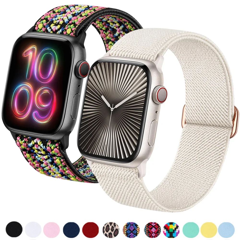 Эластичный ремешок для Apple Watch Series 10 9/8/7 6 5 4 Se ultra2 49 мм 46 мм 42 мм 41 мм 45 мм 40 мм/44 мм Нейлоновый браслет-петля iWatch Band
Эластичный ремешок для Apple Watch Series 10 9/8/7 6 5 4 Se ultra2 49 мм 46 мм 42 мм 41 мм 45 мм 40 мм/44 мм Нейлоновый браслет-петля iWatch Band
