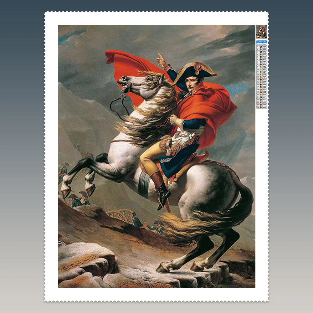 Napoléon Bonaparte 5D Diamond Painting Kit Emperor of France Diy Diamond Embroidery Cross Stitch Home Wall Decor Handmade Gift
Napoléon Bonaparte 5D Diamond Painting Kit Emperor of France Diy Diamond Embroidery Cross Stitch Home Wall Decor Handmade Gift