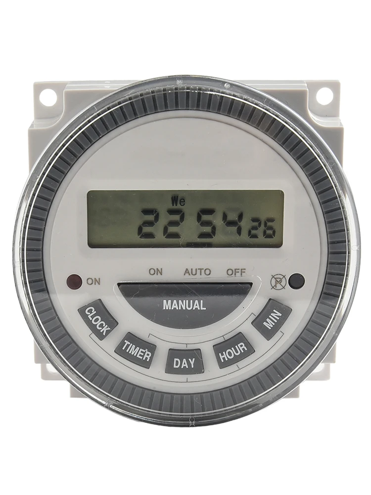 Надежный еженедельный программируемый таймер, ЖК-дисплей, 16 программ включения/выключения, емкость 16 А, подходит для управления освещением
Надежный еженедельный программируемый таймер, ЖК-дисплей, 16 программ включения/выключения, емкость 16 А, подходит для управления освещением