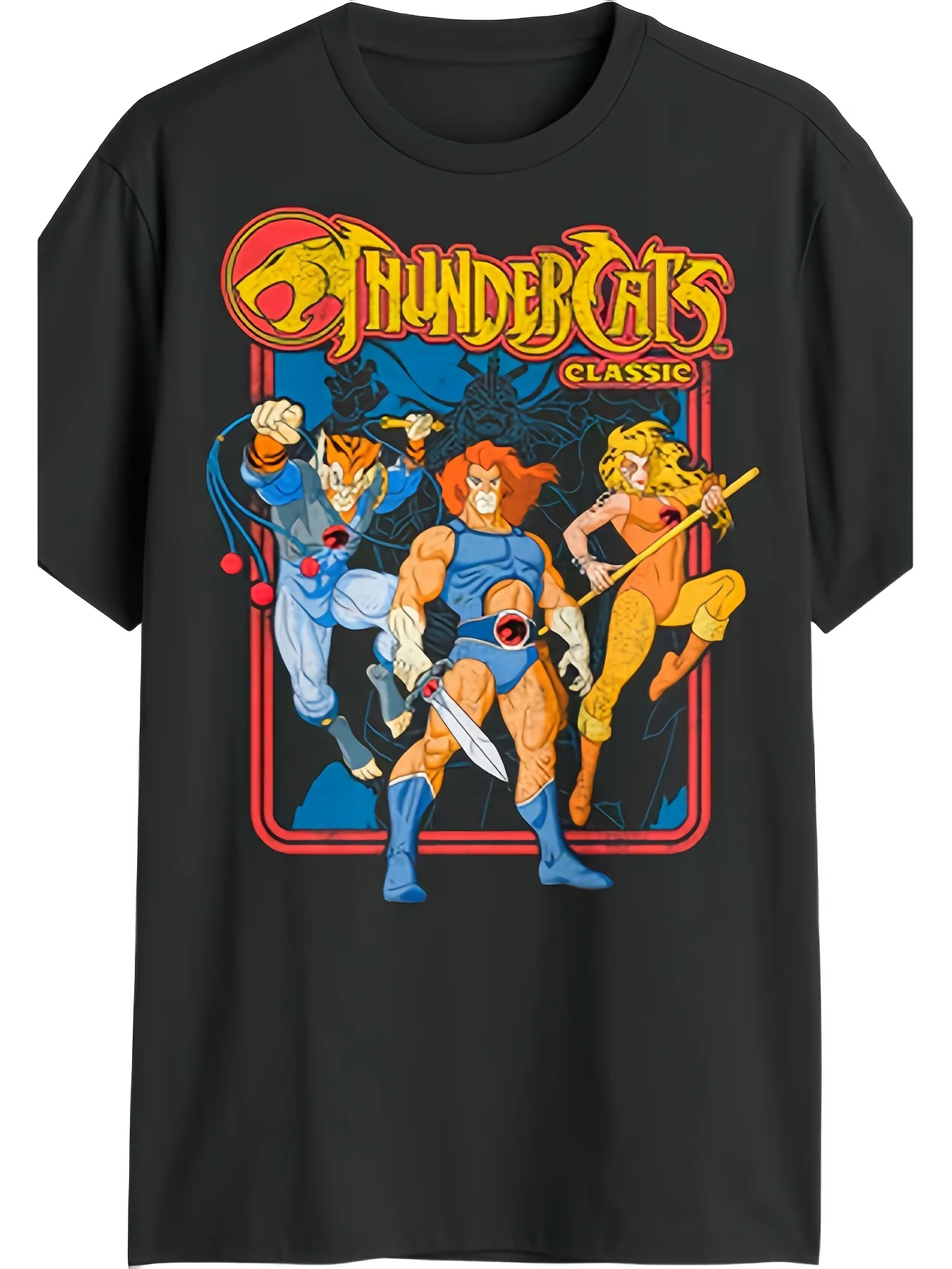 Футболка ThunderCats ThunderCats 2 ThunderCats, 200 г, модная футболка с круглым вырезом и коротким рукавом
Футболка ThunderCats ThunderCats 2 ThunderCats, 200 г, модная футболка с круглым вырезом и коротким рукавом