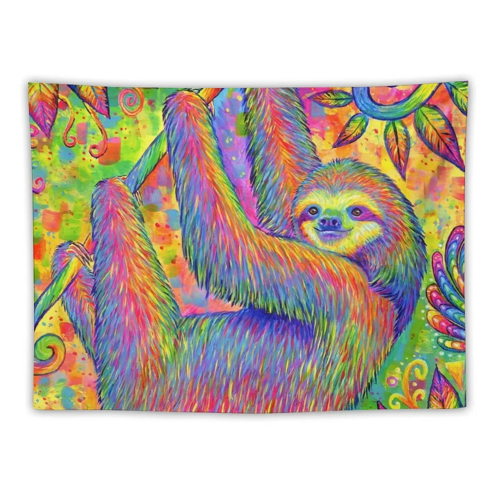 Hanging Around - Psychedelic Sloth Tapestry Aesthetic Room Decorations Cute Decor Wall Carpet House Decor Tapestry
Hanging Around - Psychedelic Sloth Tapestry Aesthetic Room Decorations Cute Decor Wall Carpet House Decor Tapestry
