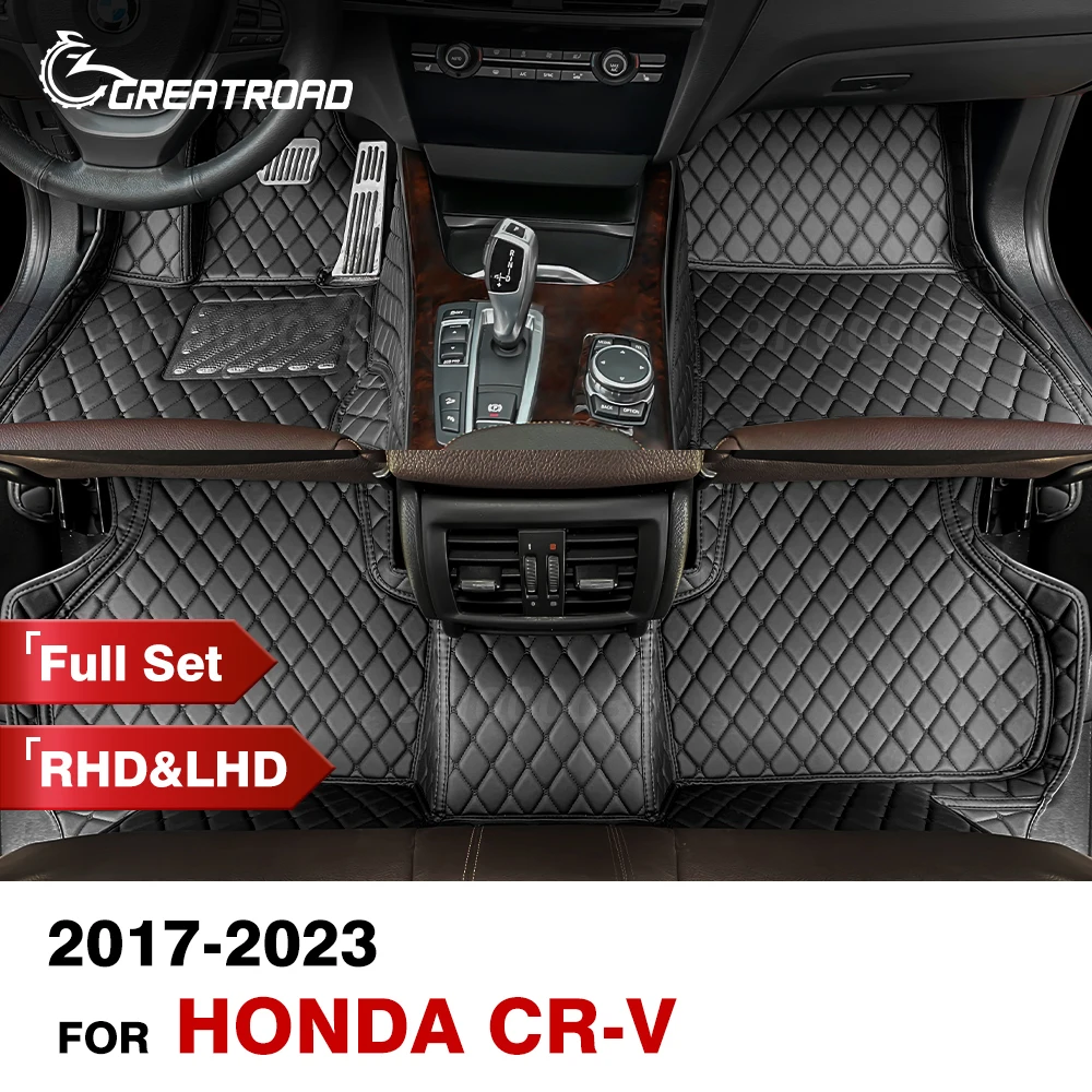 Car Floor Mats For Honda CR-V 2017 2018 2019 2020 2021 2022 2023 Custom Auto Foot Pads Carpet Cover interior accessories
Car Floor Mats For Honda CR-V 2017 2018 2019 2020 2021 2022 2023 Custom Auto Foot Pads Carpet Cover interior accessories