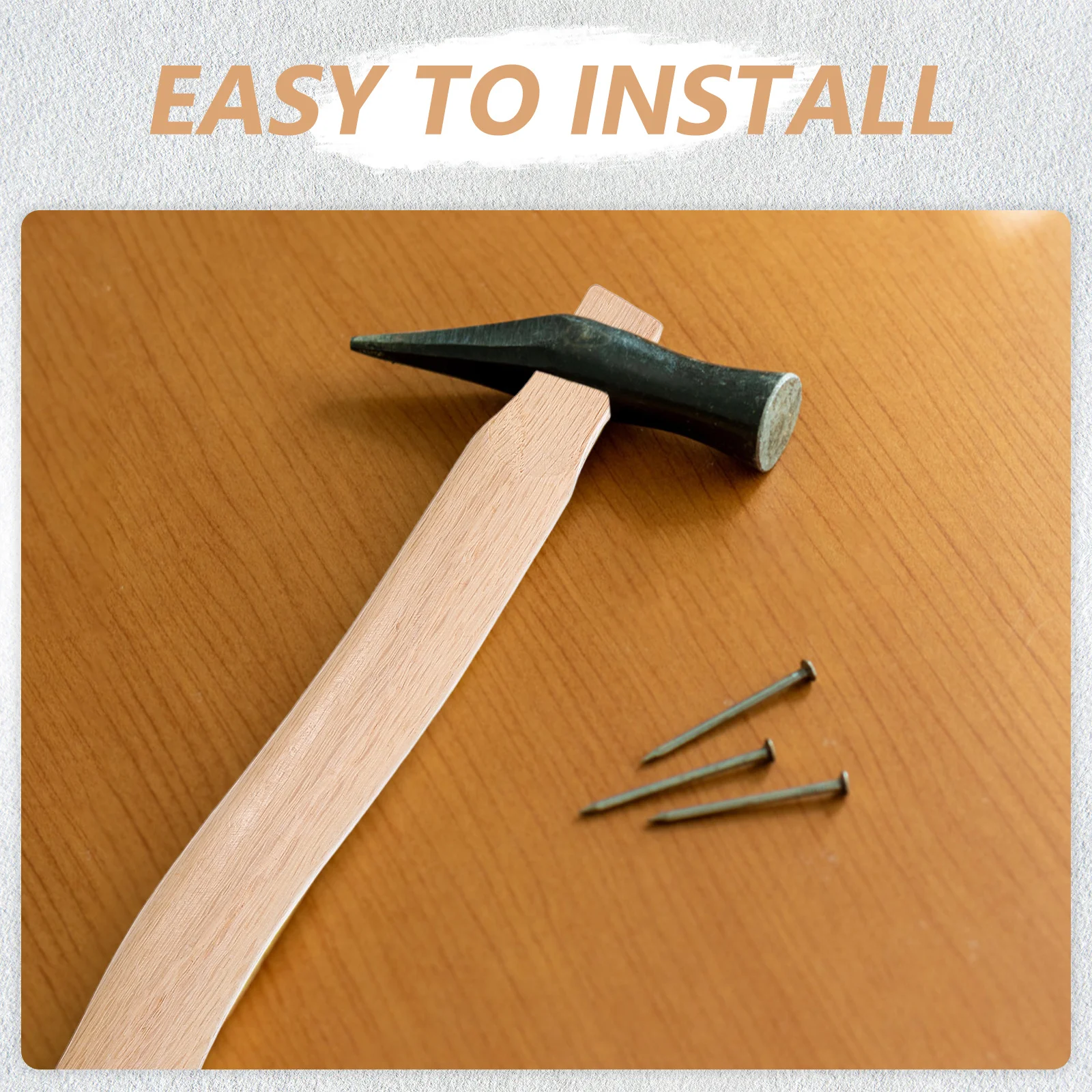 Wooden Hammer Handle Replacement Solid Wood Construction Ergonomic Grip For Vibration Reduction Fits Most Hand Tools -
Wooden Hammer Handle Replacement Solid Wood Construction Ergonomic Grip For Vibration Reduction Fits Most Hand Tools -