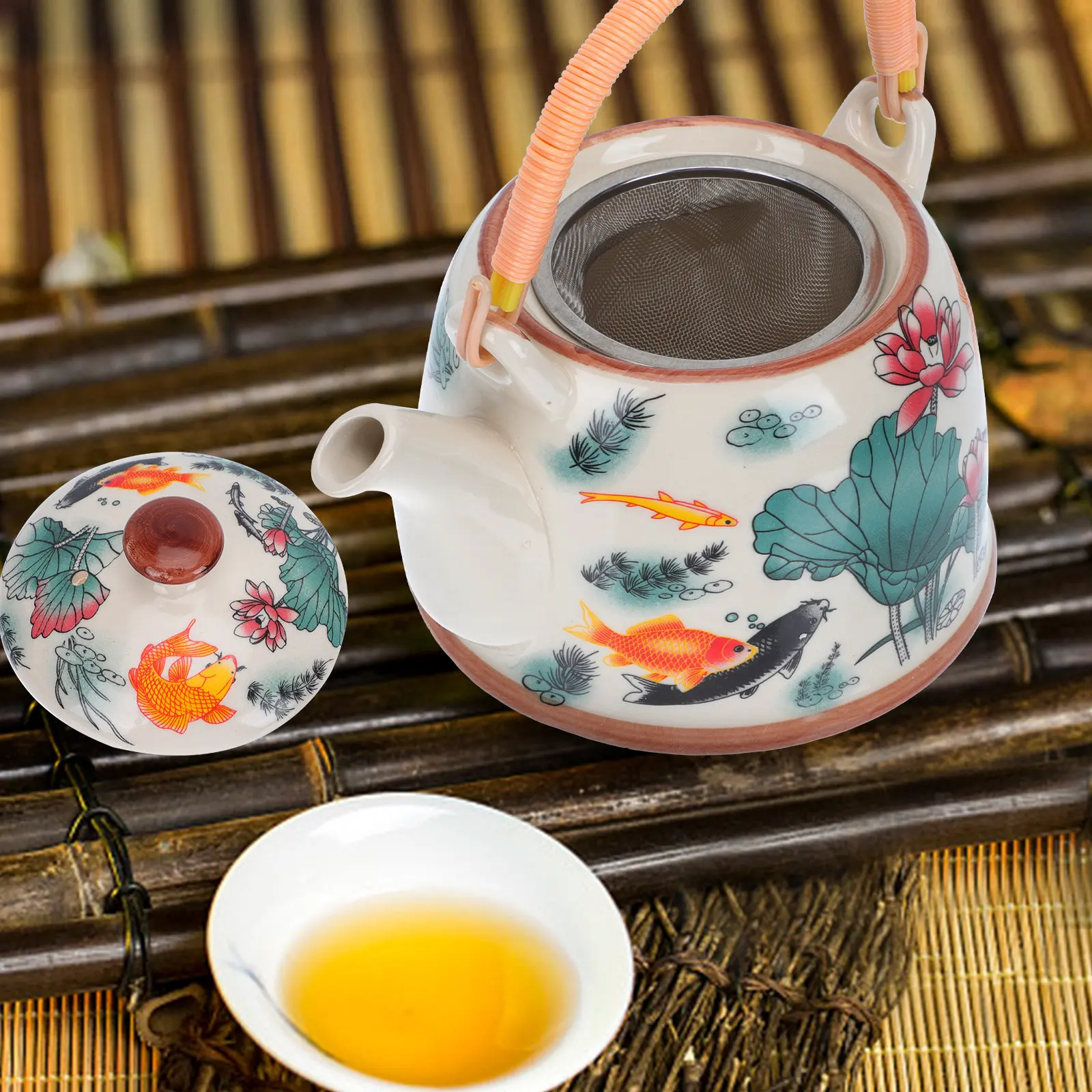 Household Teaware Chinese Ceramic Teapot Essential Heat Resistant Porcelain Heat-resistant
Household Teaware Chinese Ceramic Teapot Essential Heat Resistant Porcelain Heat-resistant