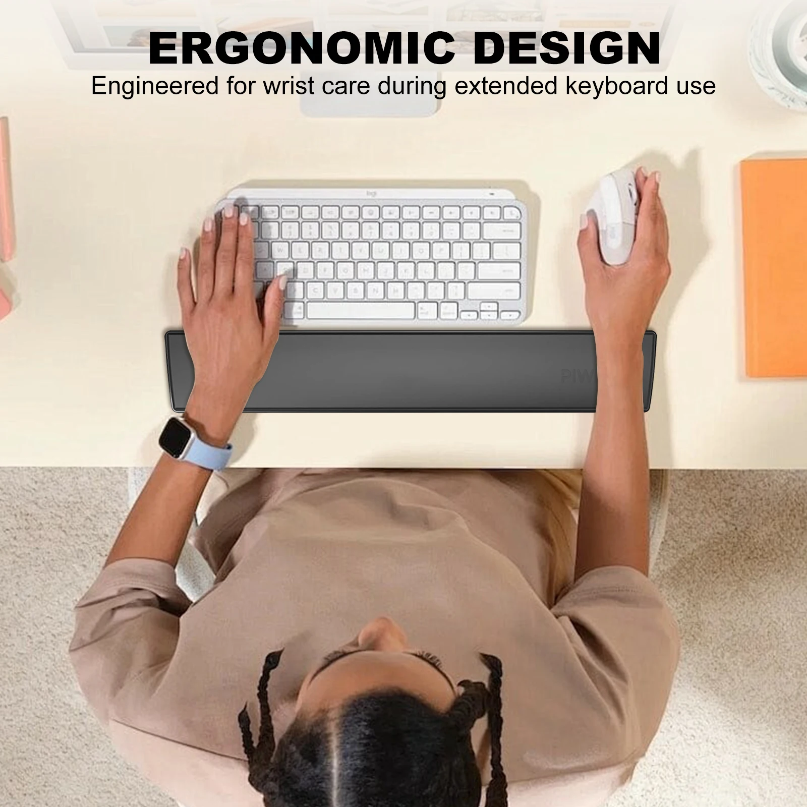 Ergonomic Wrist Rest Memory Foam Keyboard Pad Keyboard Wrist Pad for Computer Laptop Home & Office
Ergonomic Wrist Rest Memory Foam Keyboard Pad Keyboard Wrist Pad for Computer Laptop Home & Office