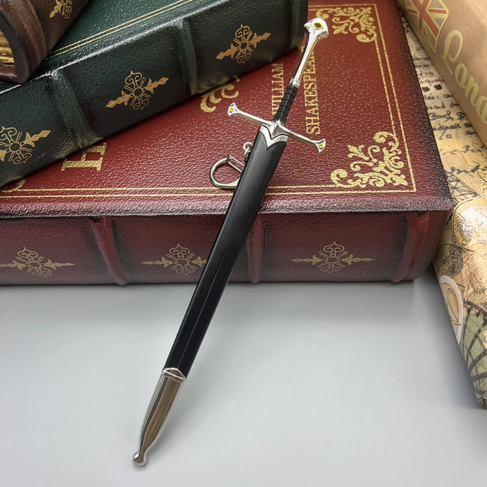 22cm Narthil The Lord of the Key Rings Earendil Aragorn II Film Peripheral Metal Sword Weapon Model 1:6 Collection Decoration
22cm Narthil The Lord of the Key Rings Earendil Aragorn II Film Peripheral Metal Sword Weapon Model 1:6 Collection Decoration