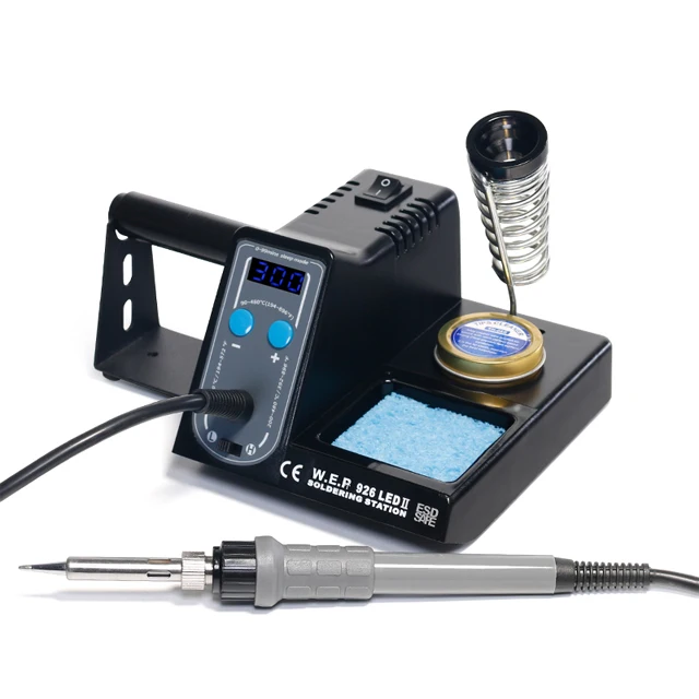 WEP 926LED-II Multi-function Constant Temperature Adjust Digital Soldering Iron Station
WEP 926LED-II Multi-function Constant Temperature Adjust Digital Soldering Iron Station