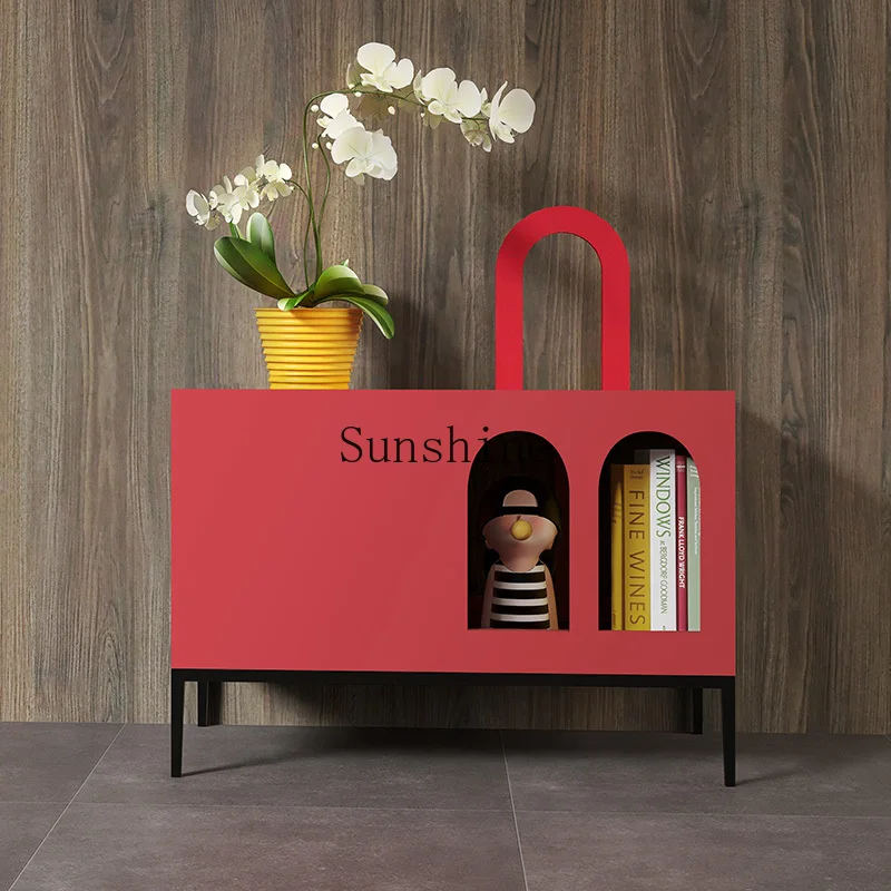 Painted sofa edge Italian minimalist solid wood Nordic modern living room storage cabinet
Painted sofa edge Italian minimalist solid wood Nordic modern living room storage cabinet
