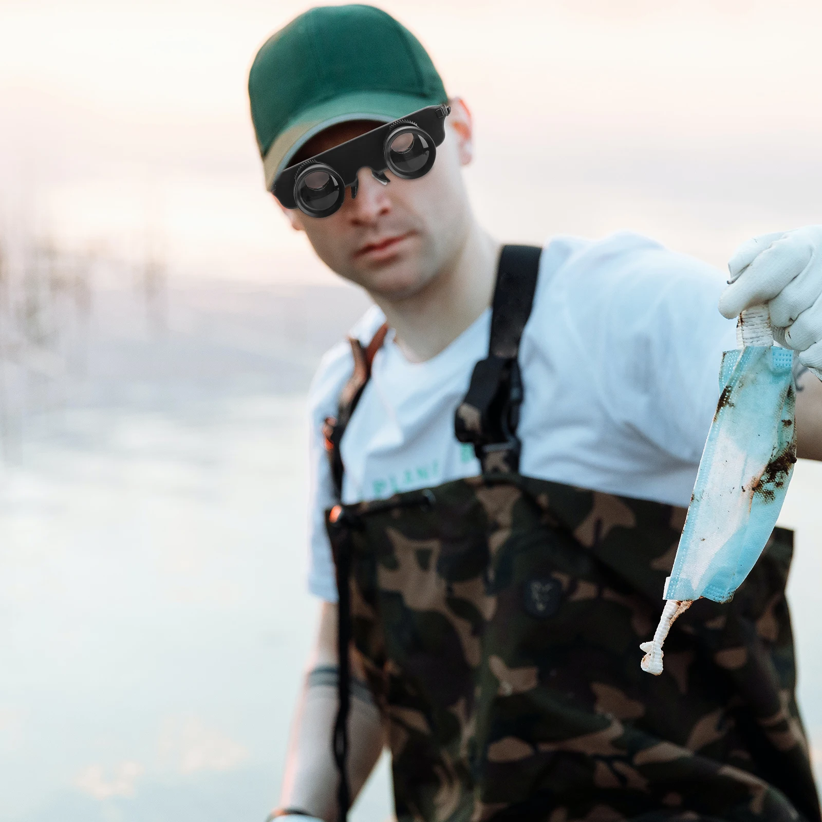 Hd Magnifying Binocular Glasses Outdoor Fishing Hiking Travel Telescope Clear Vision Wearable Neck Strap Portable Lightweight 
Hd Magnifying Binocular Glasses Outdoor Fishing Hiking Travel Telescope Clear Vision Wearable Neck Strap Portable Lightweight