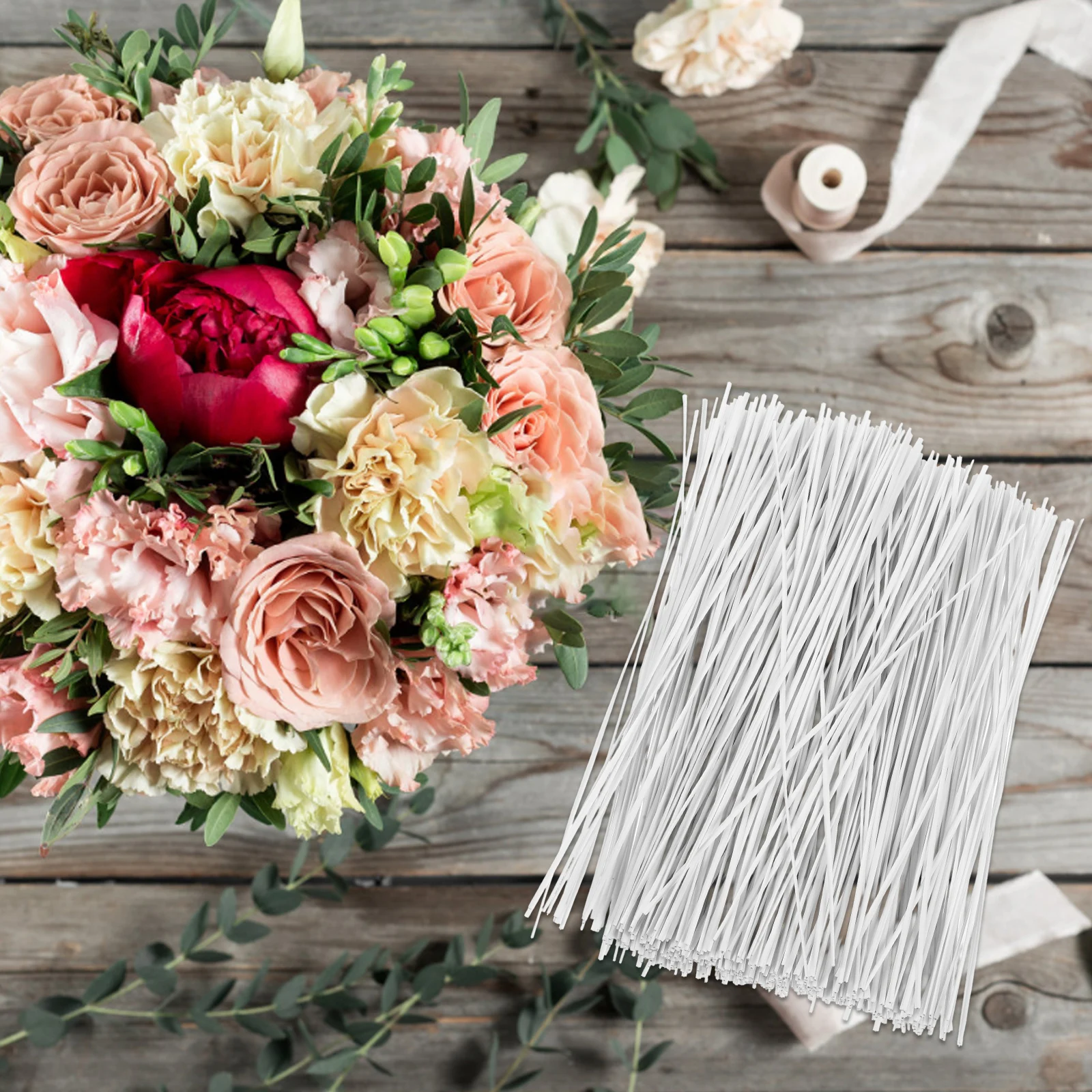 500pcs 15Cm Plastic Coated Strong Iron Reusable Cable Cord Organizer Home Office Garden Travel Wire Tie Wraps Reusable Ties Bags 
500pcs 15Cm Plastic Coated Strong Iron Reusable Cable Cord Organizer Home Office Garden Travel Wire Tie Wraps Reusable Ties Bags