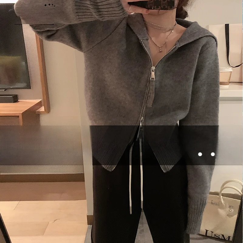 Sli Knitted Hat Jaet Women's Top Spring Autumn New Arrival Beautiful Outerwear Korean Sle Long Sve Loose Fit
Sli Knitted Hat Jaet Women's Top Spring Autumn New Arrival Beautiful Outerwear Korean Sle Long Sve Loose Fit