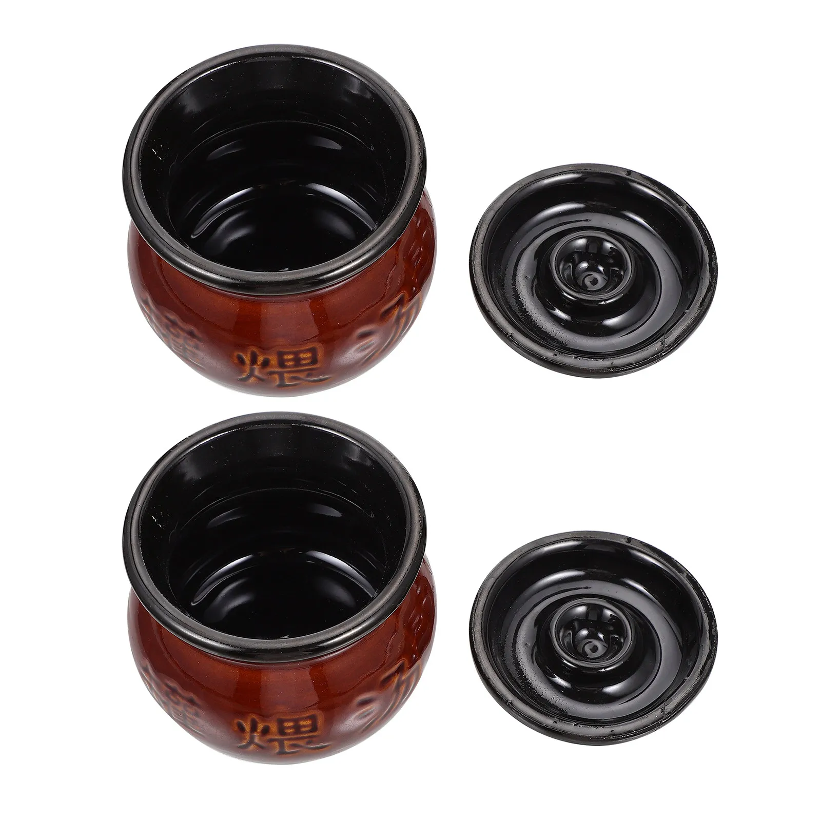 2Pcs Covered Ceramic Casserole Skillets Clay Stew Pots for Hot Pot Soup Rice Noodles Nonstick Pot Kitchen Cooking Essential
2Pcs Covered Ceramic Casserole Skillets Clay Stew Pots for Hot Pot Soup Rice Noodles Nonstick Pot Kitchen Cooking Essential