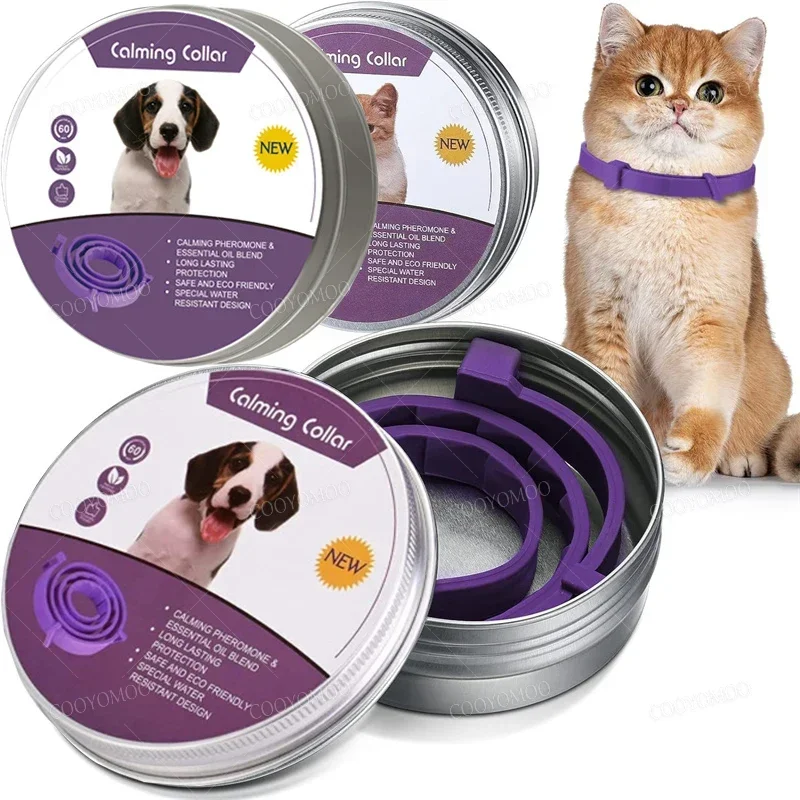 New Release Dog Calming Pheromone Collar cat Relieve Anxiety Adjustable Comfortable Collar For Puppy Kitten Large Dog Accessorie
New Release Dog Calming Pheromone Collar cat Relieve Anxiety Adjustable Comfortable Collar For Puppy Kitten Large Dog Accessorie