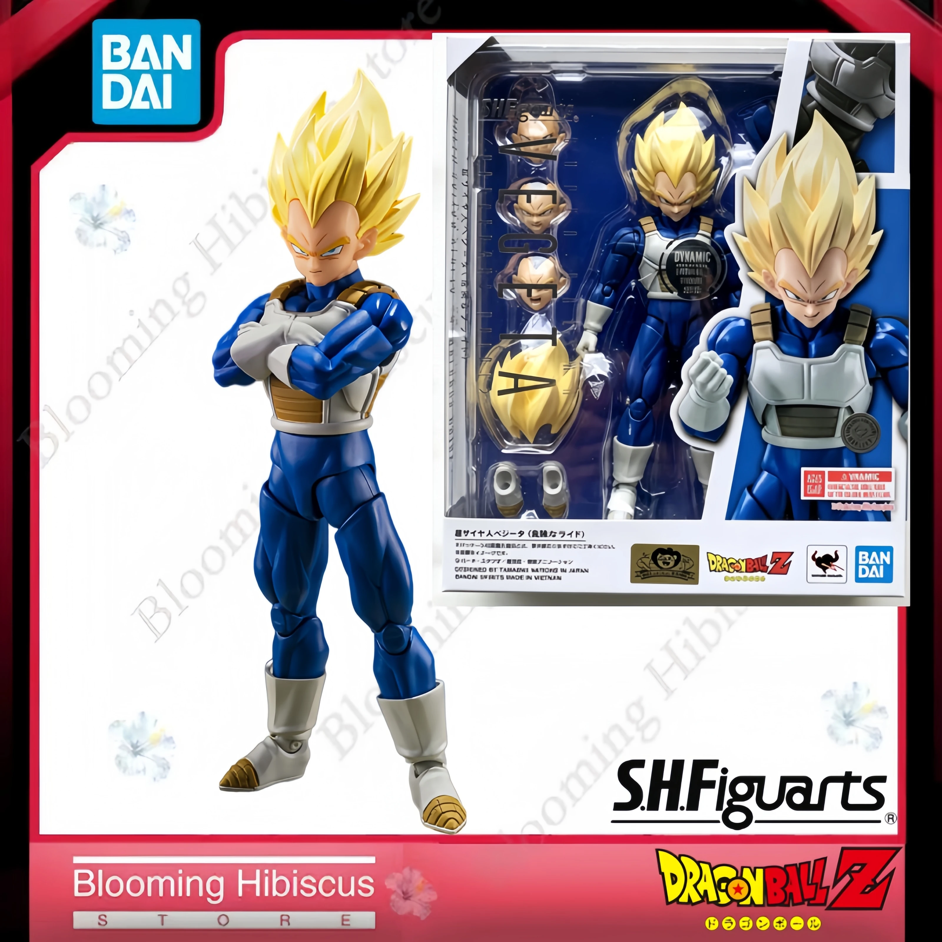 Оригинальная фигурка Bandai SHF Dragon Ball Z Super Saiyan Vegeta (Dangerous Pride) 3.0, высокоподвижная, 13.5 см, модель-игрушка
Оригинальная фигурка Bandai SHF Dragon Ball Z Super Saiyan Vegeta (Dangerous Pride) 3.0, высокоподвижная, 13.5 см, модель-игрушка