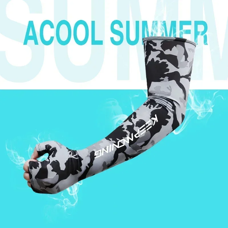 Summer Cool Sports Cycling Sleeves for Men Cuff Outdoor fitness Camouflage Glove Women Arm Sleeves Sun Protection Ice Silk 18
Summer Cool Sports Cycling Sleeves for Men Cuff Outdoor fitness Camouflage Glove Women Arm Sleeves Sun Protection Ice Silk 18