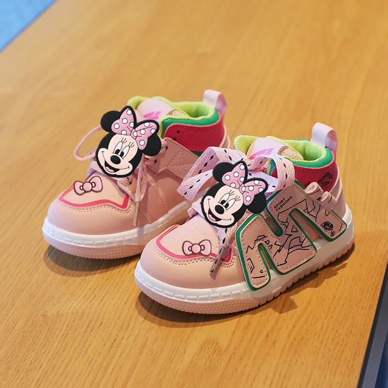 Disney Kids Sports Shoes Minnie Spring & Autumn Boys Casual Board Shoes High Top Girls Soft Sole Baby Toddler Shoes mickey mouse
Disney Kids Sports Shoes Minnie Spring & Autumn Boys Casual Board Shoes High Top Girls Soft Sole Baby Toddler Shoes mickey mouse