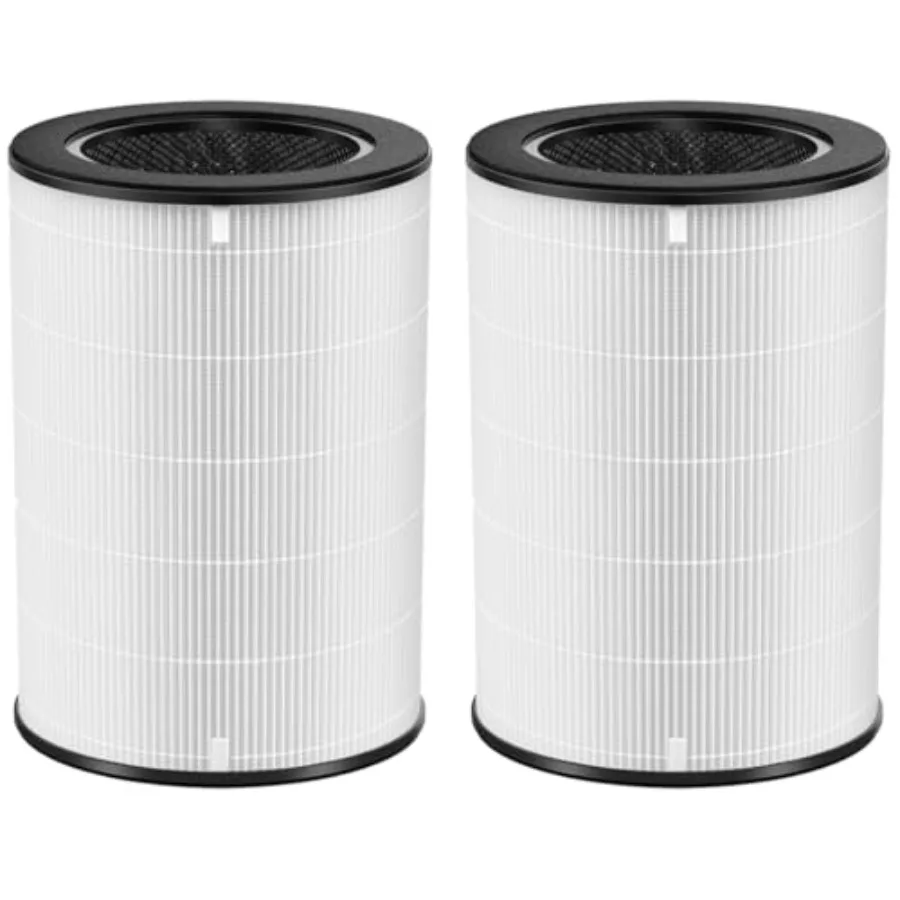 2 упаковки сменных фильтров AP-T45 AP-40FT, настоящий HEPA-фильтр, совместимый с очистителем воздуха Homedics Total Clean 5-в-1, очистителем AP-T
2 упаковки сменных фильтров AP-T45 AP-40FT, настоящий HEPA-фильтр, совместимый с очистителем воздуха Homedics Total Clean 5-в-1, очистителем AP-T