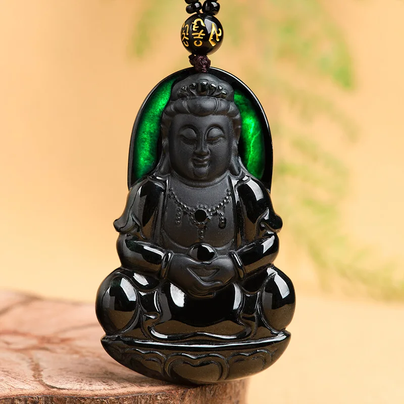 Natural Black Jade A Guanyin Bodhisattva Ice Planting Jade Pendant Buddha Charms For Men Women Jewelry Drop Shipping
Natural Black Jade A Guanyin Bodhisattva Ice Planting Jade Pendant Buddha Charms For Men Women Jewelry Drop Shipping