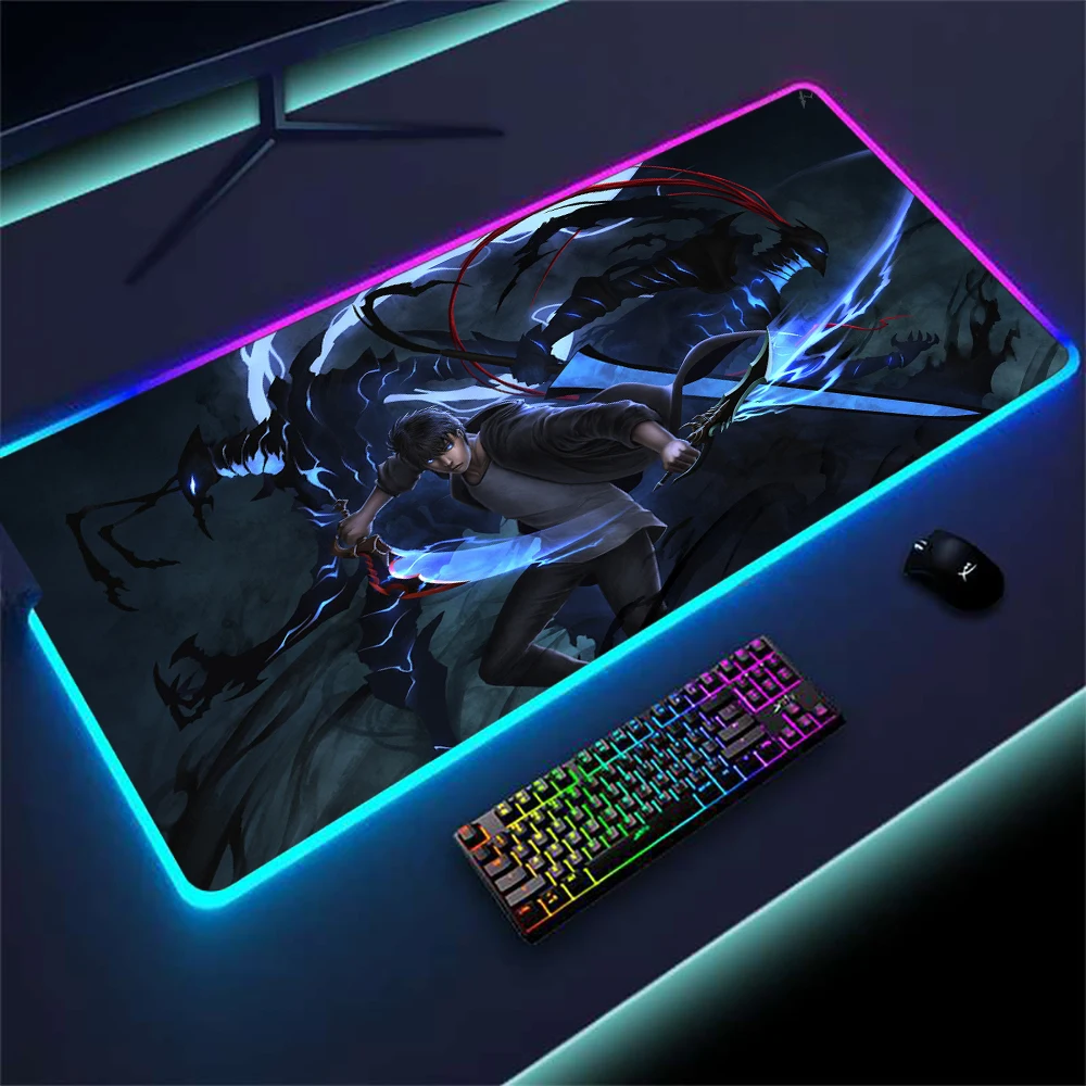 Solo выравнивающий коврик для мыши Gamer на заказ Rgb светодиодный компьютерный коврик с легкими игровыми аксессуарами резиновые коврики аниме сублимационный коврик для мыши
Solo выравнивающий коврик для мыши Gamer на заказ Rgb светодиодный компьютерный коврик с легкими игровыми аксессуарами резиновые коврики аниме сублимационный коврик для мыши
