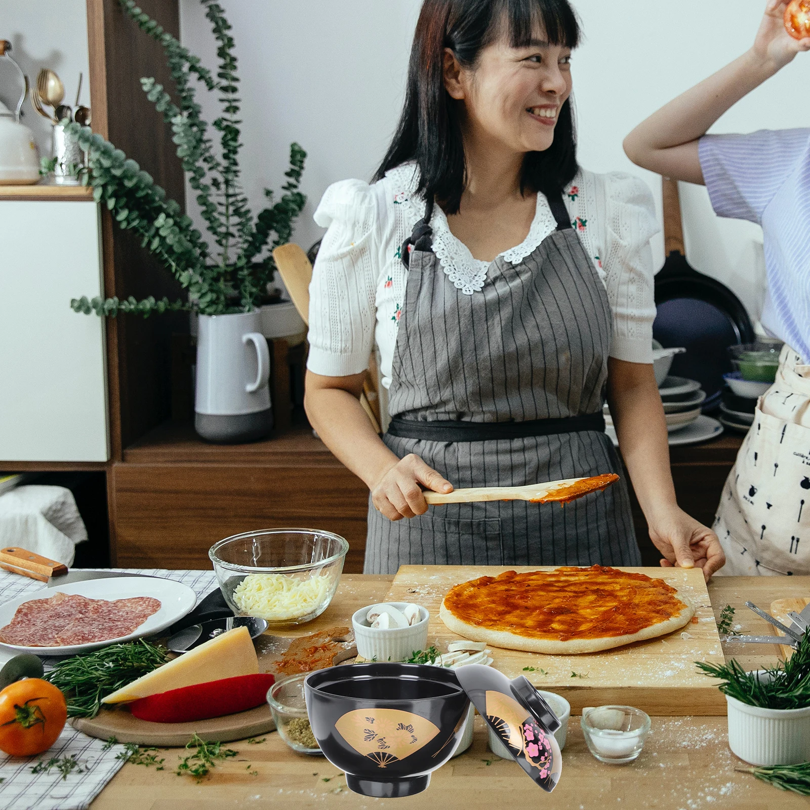 Japanese Style Miso Soup Bowl Large Covered Soup Holder Thickened Non-Slip Heat Resistant Household Kitchen Supplies
Japanese Style Miso Soup Bowl Large Covered Soup Holder Thickened Non-Slip Heat Resistant Household Kitchen Supplies