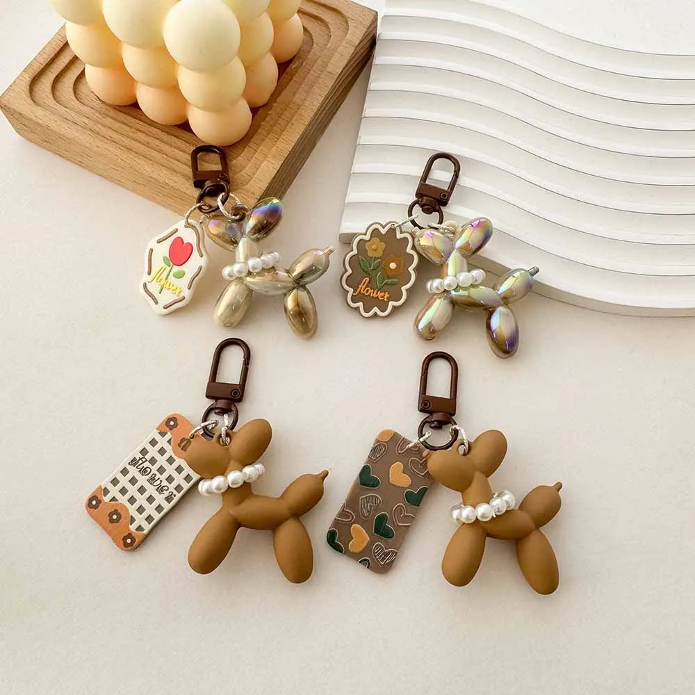 New Cute Coffee Colored Flower Balloons Dog Key Chains Personalized Couple Headphone Decor Car Key Chains Women Friend Gifts
New Cute Coffee Colored Flower Balloons Dog Key Chains Personalized Couple Headphone Decor Car Key Chains Women Friend Gifts
