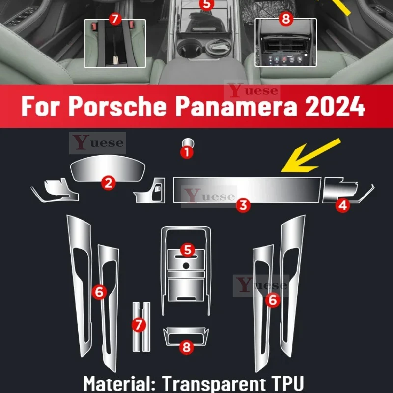 Для PORSCHE PANAMERA 2024, автоматический центральный экран управления, ТПУ, навигация, защита от царапин, внутренняя защитная пленка, наклейка
Для PORSCHE PANAMERA 2024, автоматический центральный экран управления, ТПУ, навигация, защита от царапин, внутренняя защитная пленка, наклейка