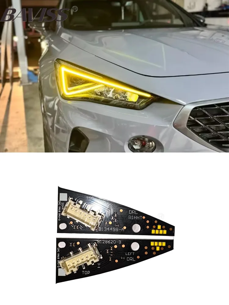 Желтые дневные ходовые огни DRL Boards B 134498 -A Для SEAT Leon Formentor Cupra Светодиодная фара 5FJ 941475 5FJ 941476
Желтые дневные ходовые огни DRL Boards B 134498 -A Для SEAT Leon Formentor Cupra Светодиодная фара 5FJ 941475 5FJ 941476