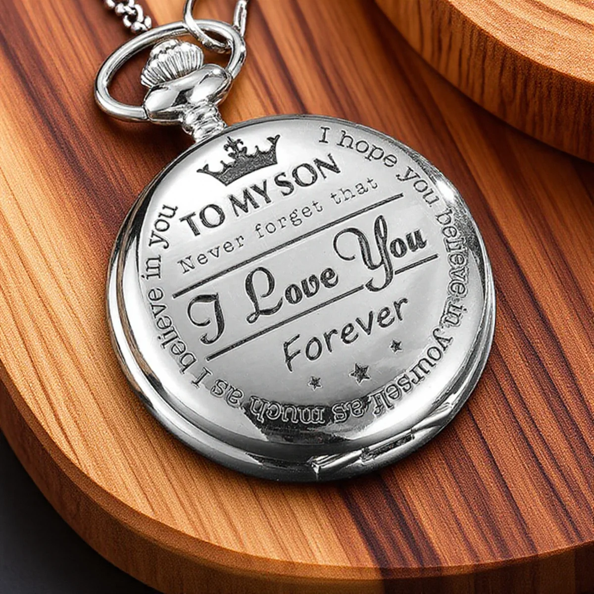 Vintage Roman Numeral Pocket Watch for Son Round Pendant Watch with Chain Perfect Gift for Christmas Birthday Graduation
Vintage Roman Numeral Pocket Watch for Son Round Pendant Watch with Chain Perfect Gift for Christmas Birthday Graduation