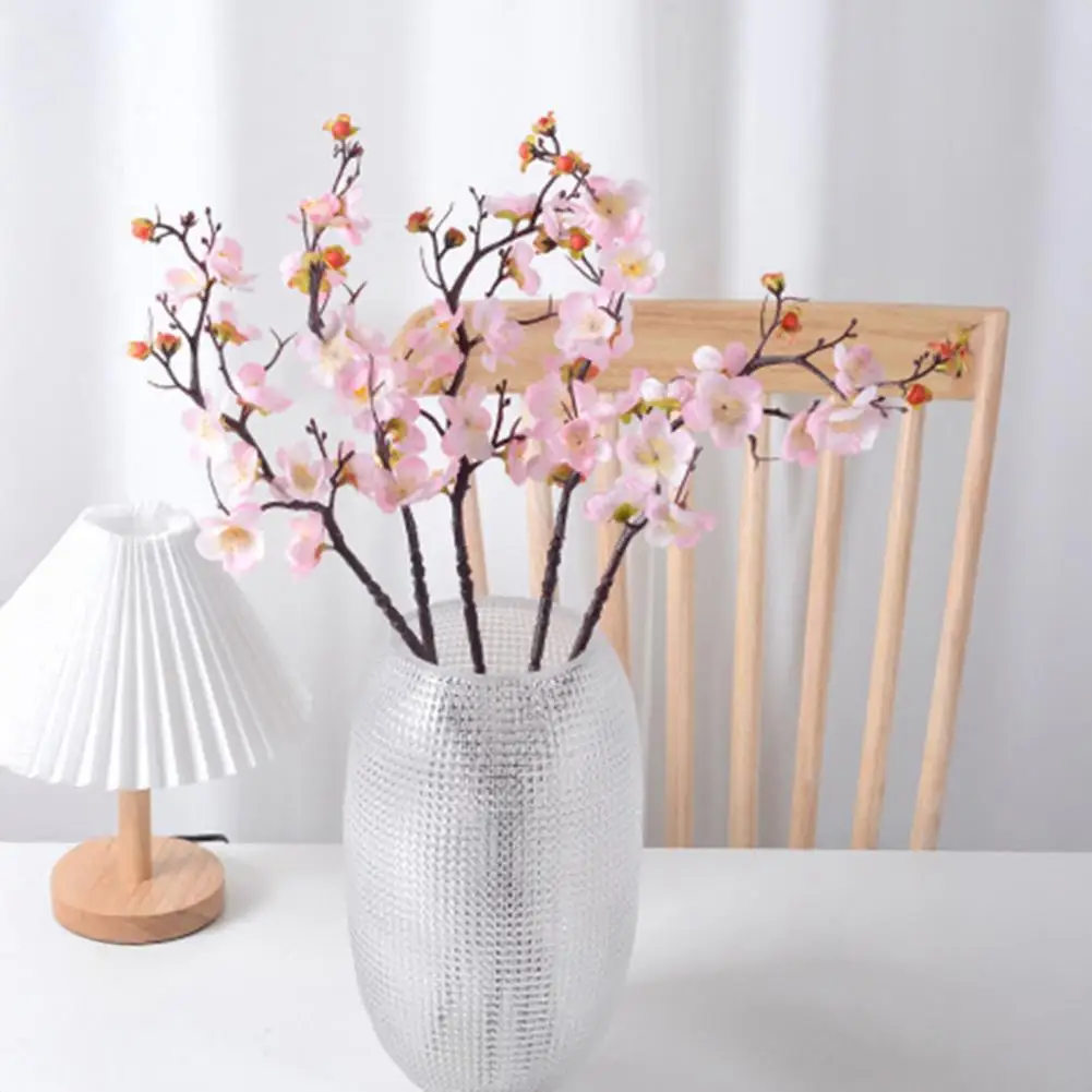 Oriental Style Artificial Flowers Faux Cherry Blossom Branches for Vase Floral Arrangement Home Wedding Table Decor
Oriental Style Artificial Flowers Faux Cherry Blossom Branches for Vase Floral Arrangement Home Wedding Table Decor