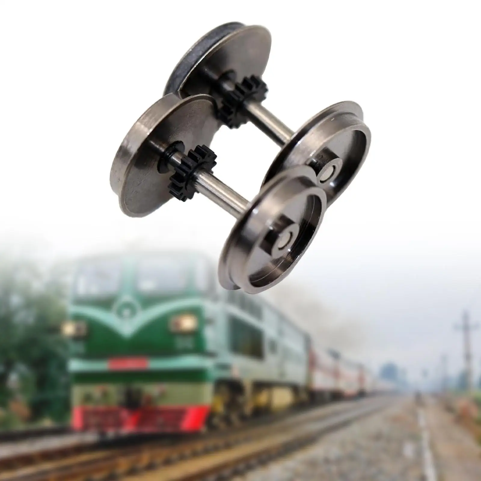 2x Metal Wheels HO Scale Professional Replacement Ho Trains Model Wheels Hobby Train Accessory for 1/87 Model DIY
2x Metal Wheels HO Scale Professional Replacement Ho Trains Model Wheels Hobby Train Accessory for 1/87 Model DIY