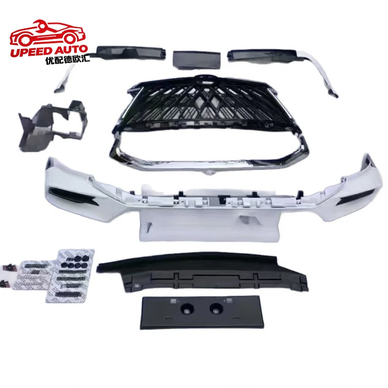 Suitable for 2016-2021 Lexus 570LX modified TRD front bumper with grille version body kit
Suitable for 2016-2021 Lexus 570LX modified TRD front bumper with grille version body kit