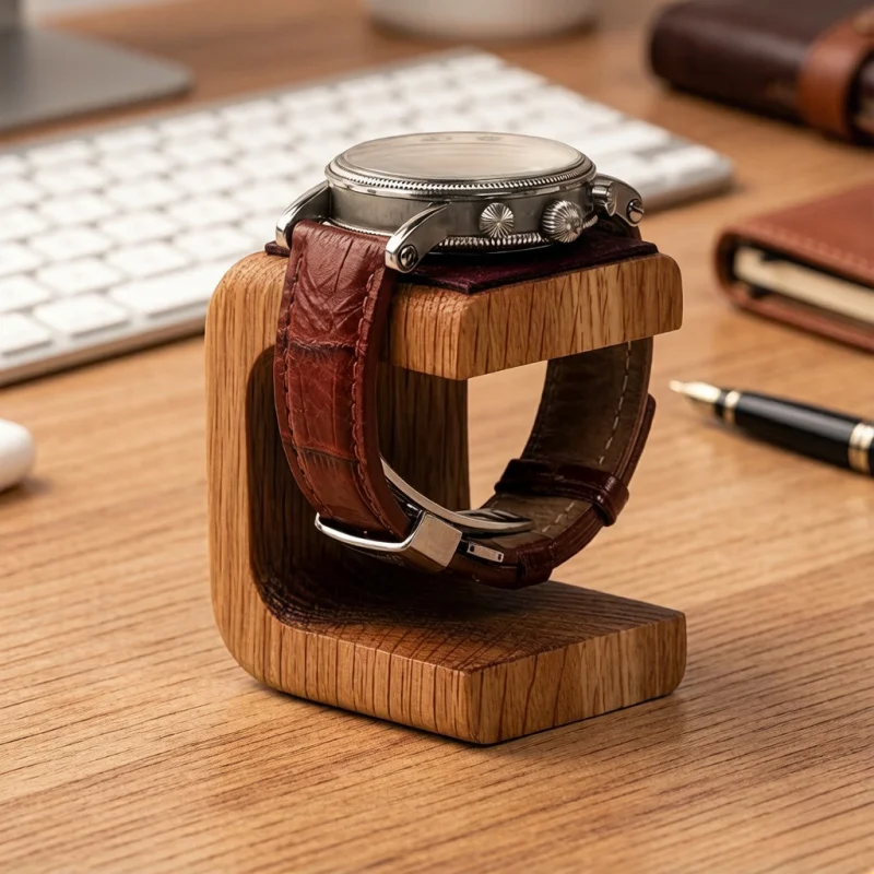 Wooden Watch Holder & Jewelry Display Stand, Solid Wood Organizer for Bracelet Ring Watch
Wooden Watch Holder & Jewelry Display Stand, Solid Wood Organizer for Bracelet Ring Watch
