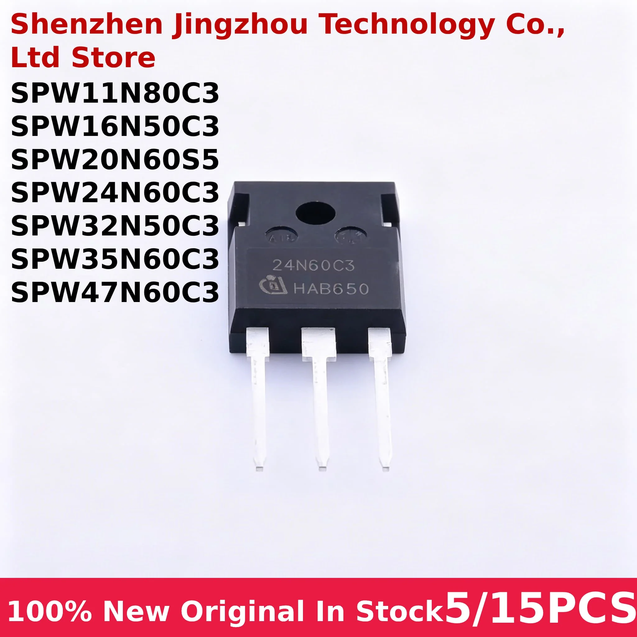 10PCS SPW47N60C3 47N60C3 SPW35N60C3 35N60C3 SPW32N50C3 SPW24N60C3 24N60C3 SPW20N60S5 20N60S5 SPW16N50C3 SPW11N80C3 TO-247
10PCS SPW47N60C3 47N60C3 SPW35N60C3 35N60C3 SPW32N50C3 SPW24N60C3 24N60C3 SPW20N60S5 20N60S5 SPW16N50C3 SPW11N80C3 TO-247