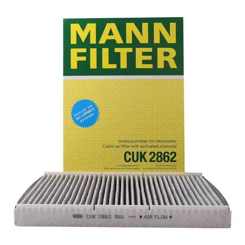 MANN FILTER CUK2862 2862M Cabin Filter For VW New Beetle Cabrio Golf IV AUDI A3 TT SKODA Octavia 1J0819644A 1J0819644 180819644
MANN FILTER CUK2862 2862M Cabin Filter For VW New Beetle Cabrio Golf IV AUDI A3 TT SKODA Octavia 1J0819644A 1J0819644 180819644
