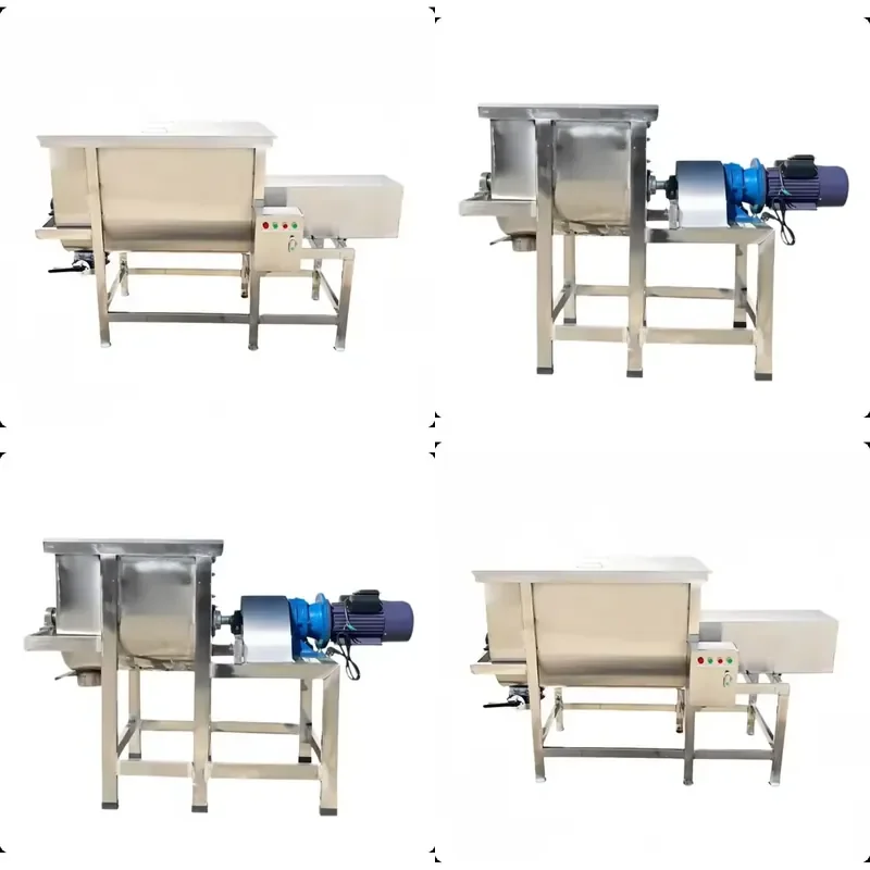Stainless Steel Horizontal Multi-Functional Mixer for Powder Particles Flour Spice Mixing Equipment with Large Capacity
Stainless Steel Horizontal Multi-Functional Mixer for Powder Particles Flour Spice Mixing Equipment with Large Capacity