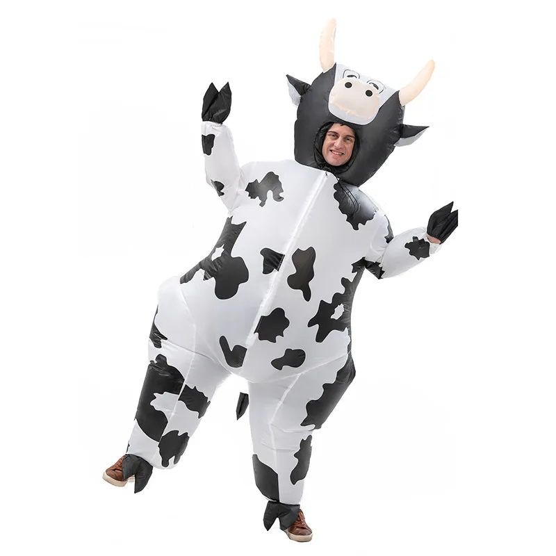 Creative toys Halloween Christmas big cow cosplay dress up inflatable suit party spoof costume props
Creative toys Halloween Christmas big cow cosplay dress up inflatable suit party spoof costume props