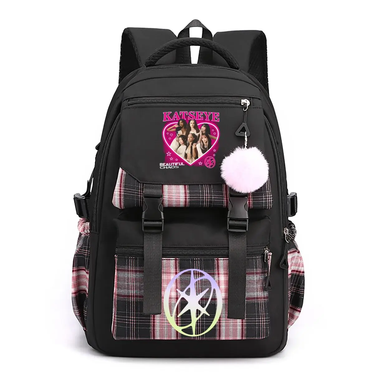 Popular Girl Group Katseye Printed Canvas Backpack Teenager Girl Travel Backpack Schoolbag Women Laptop Backpack
Popular Girl Group Katseye Printed Canvas Backpack Teenager Girl Travel Backpack Schoolbag Women Laptop Backpack