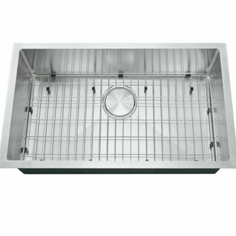 Undermount Kitchen Sink, Stainless Steel Single Bowl Kitchen Workstaion Sink Basin, Handmade Kitchen Sink with Faucet 30Inch
Undermount Kitchen Sink, Stainless Steel Single Bowl Kitchen Workstaion Sink Basin, Handmade Kitchen Sink with Faucet 30Inch